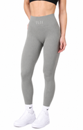 11:11 Light Grey Seamless High-Waisted Gym Leggings