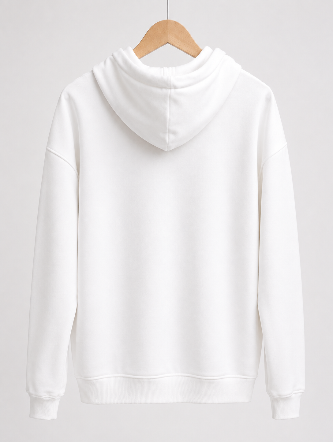 11:11 Oversized Lightweight Hoodie – White | Premium - Unisex