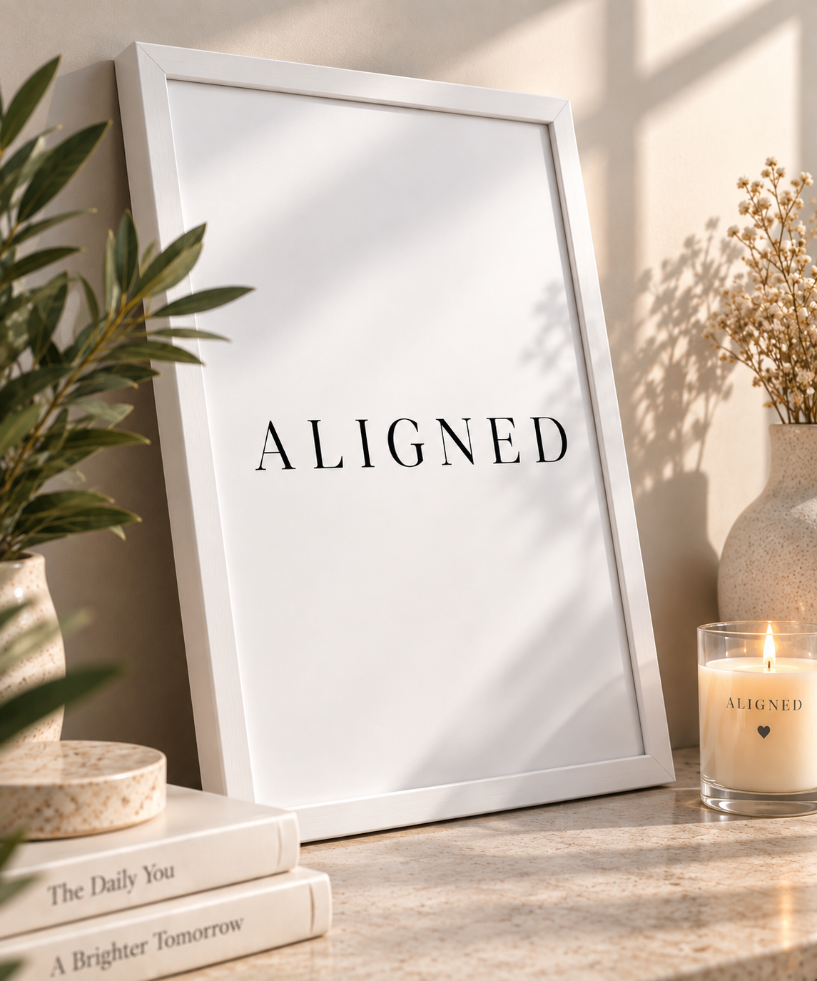 ALIGNED Minimalist Wall Art - A4