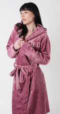 Personalised 11:11 Dressing Gown - Dusky Pink - Woman’s