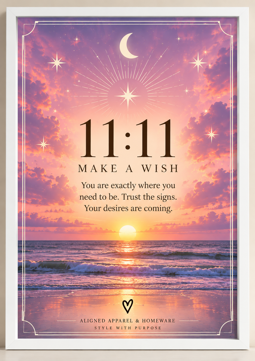 11:11 Make a Wish – A4 Wall Art