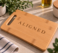 Aligned Bamboo Chopping Board