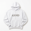 Aligned Premium Oversized Lightweight Hoodie – White - Unisex