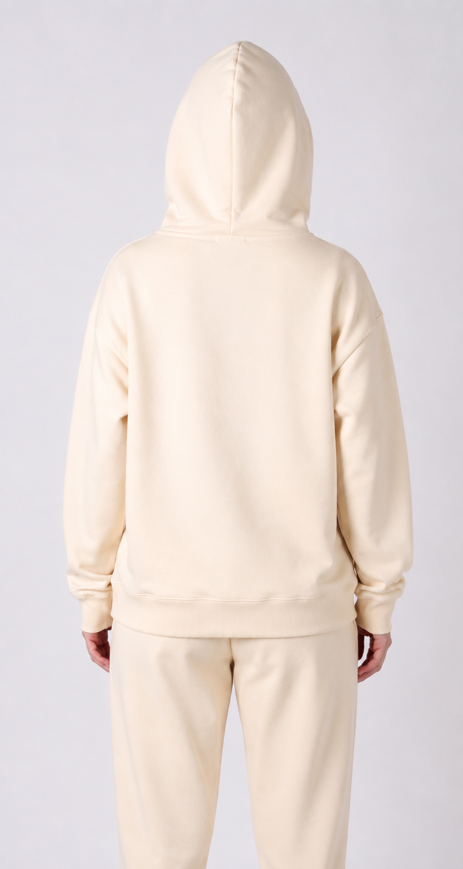 Aligned Premium Oversized Hoodie – Sand/Beige | Unisex Minimalist Hoodie
